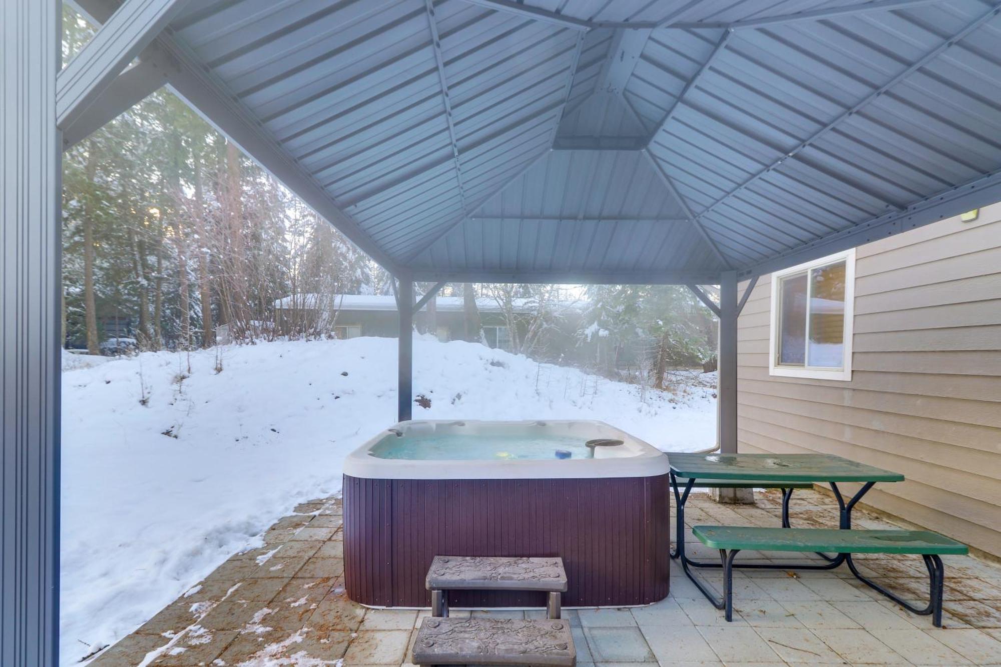 Columbia Falls Private Retreat Pool Table And Deck! Exterior photo